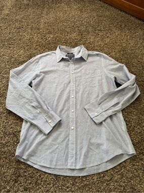 American Rag Light Blue Long-Sleeve Button Shirt
